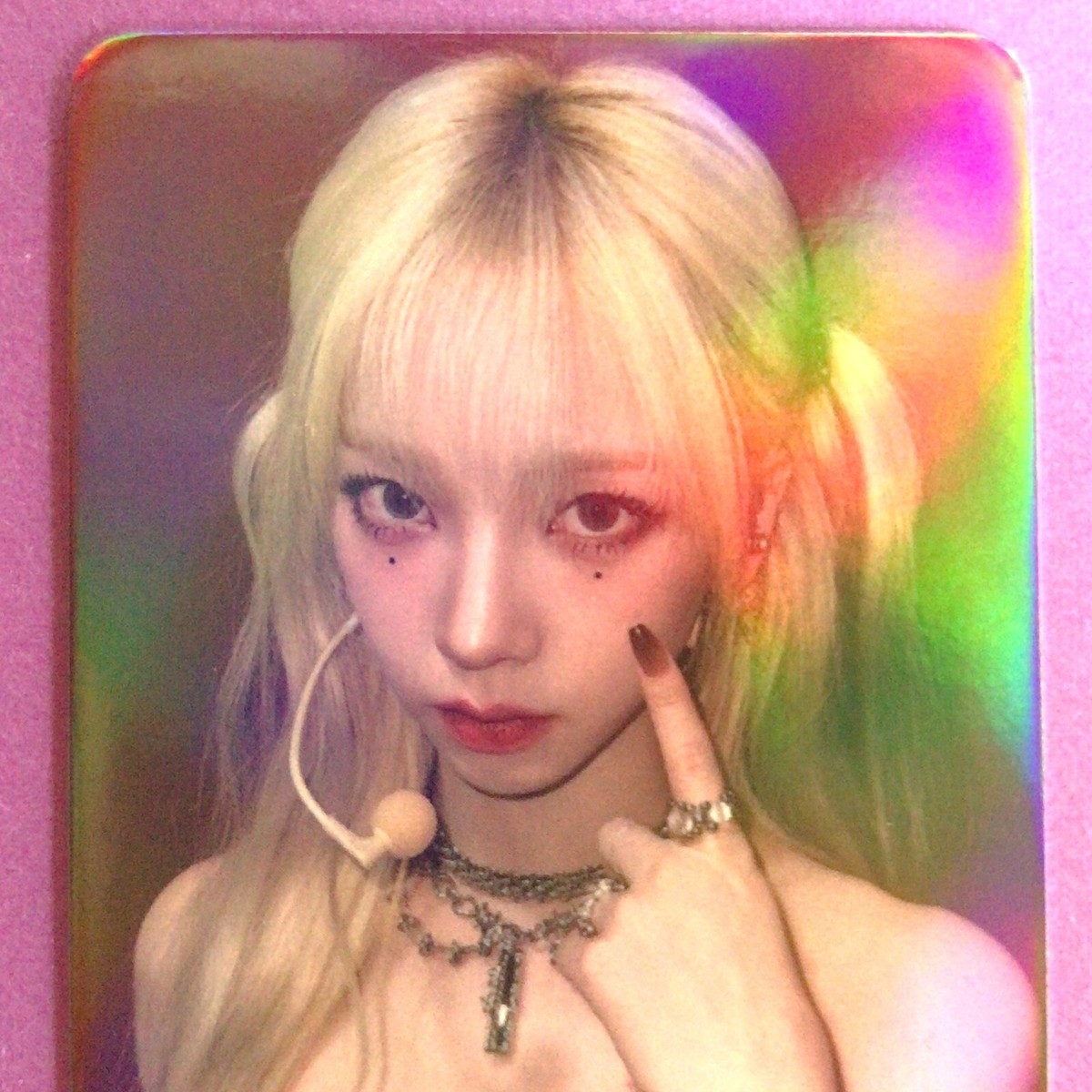 KARINA Aespa TCG 0411 Blonde Twintails Foil KPOP IDOL CARD | eBay