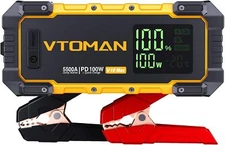 VTOMAN V10 Max 5500A Jump Starter with 100W USB-C Fast Charger Car Battery 12V