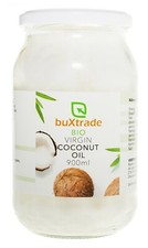 10x 900ml Bio Virgin Coconut Oil Huile de Noix de Coco Pressée Froid Coco