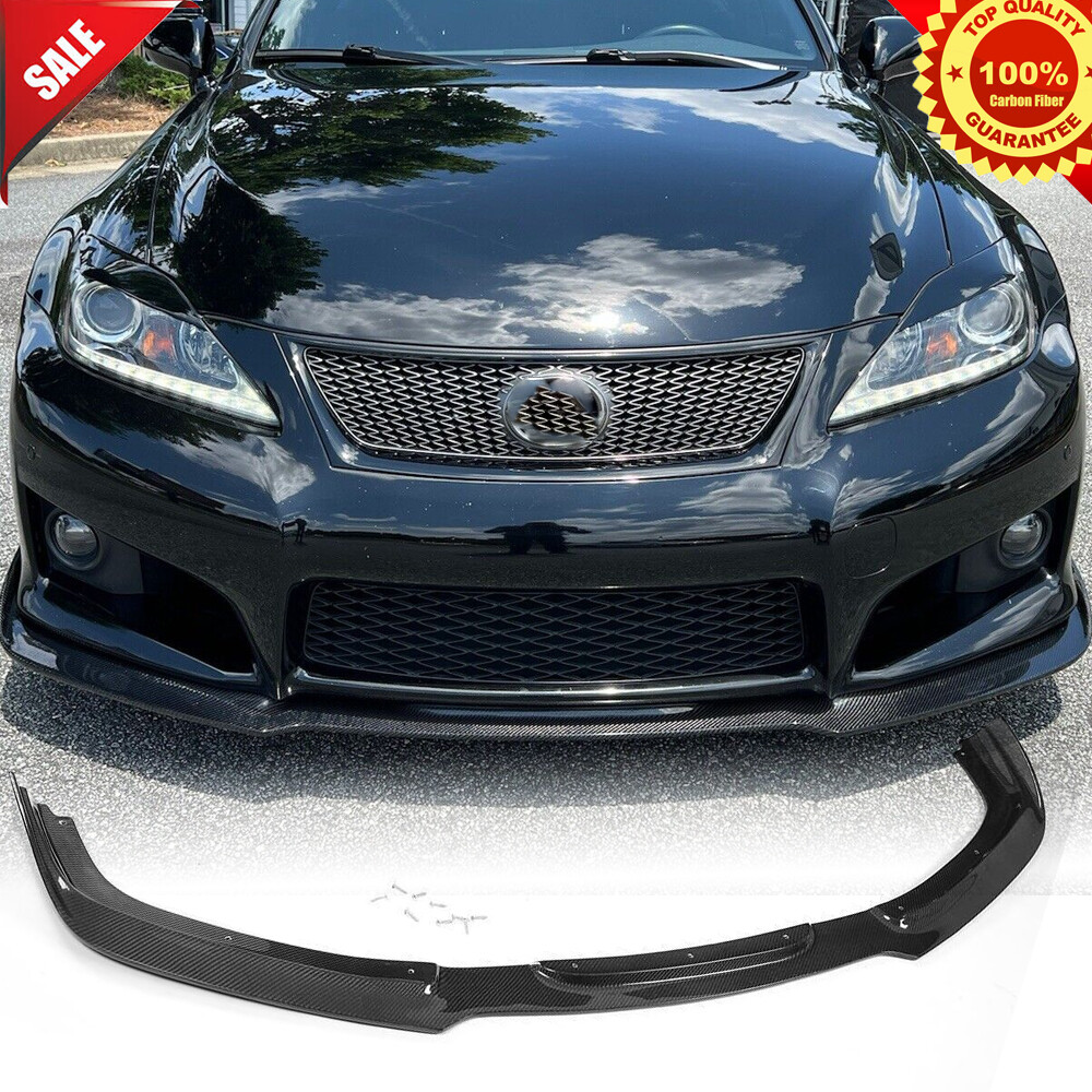 c-west style front lip ebay isf 2006-2013 Lexus IS F L Carbon Fiber Bumper for 06-13 Lexus ISF IS F Only CF | Taiwan this kit adds an unmistakable motorsport Real Carbon Front Bumper Lip