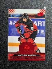 100 Matthew Morden - Pride Of The Program - Red - UD Team Canada Juniors 2022 