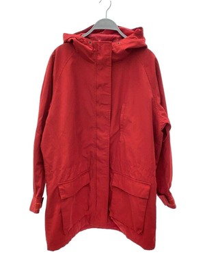 EDDIE BAUER Mountain Hoodie L Polyester PNK Solid Color 80s Gold  