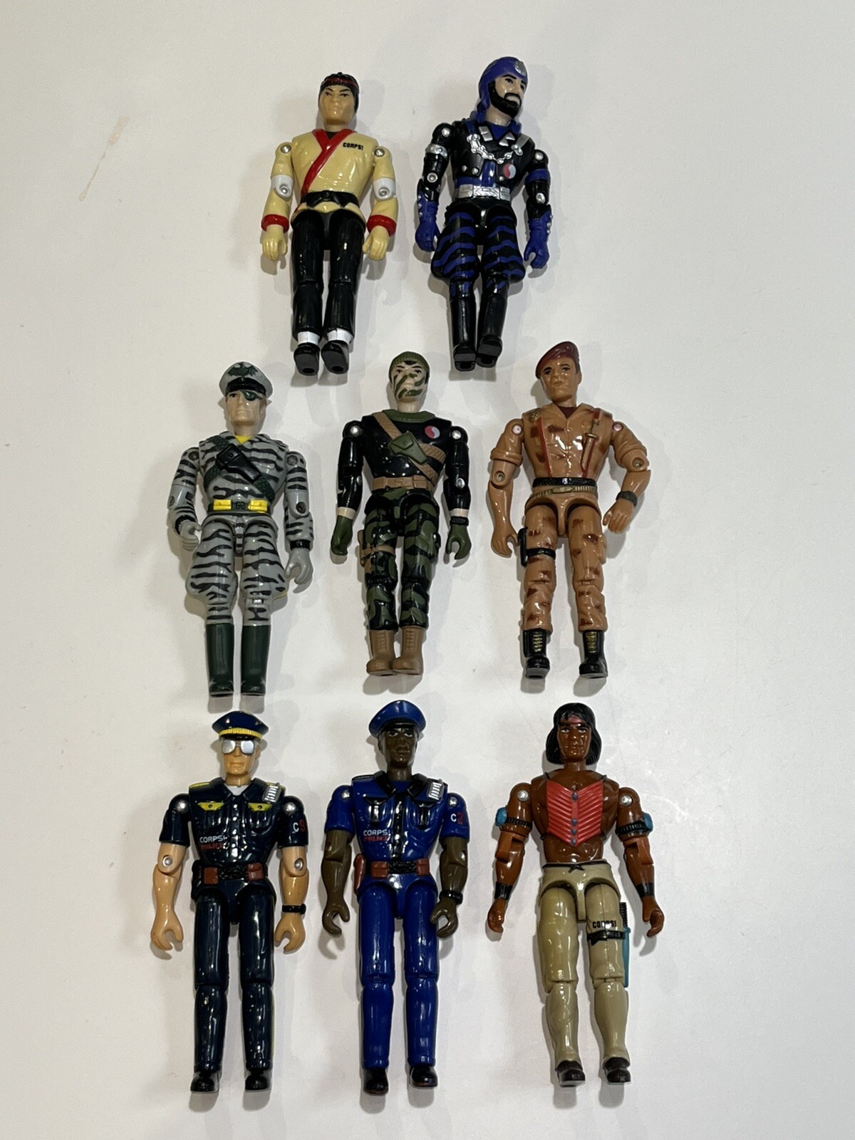Vintage 1999 Lanard The Corps Lot Of 8 Loose Figures