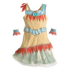 New Disney Store Pocahontas Costume Sz 9/10