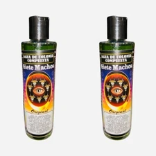 2PACK SIETE MACHOS 7 MALES Agua Colonia Compuesta Espiritual Buena Suerte 8 oz