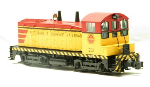 Atlas 6144-1 Pittsburg & Shawmut SW-9 Diesel Loco #233 TMCC Railsounds LN