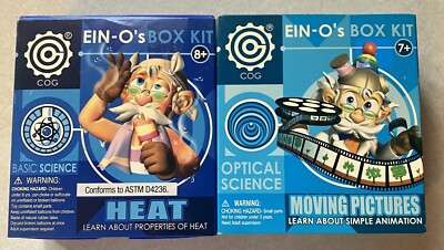 Ein-o s Box Kit Lot Science Heat Moving Pictures COG NIB