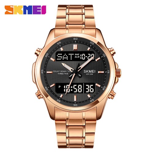 Watches Fashion Gift Waterproof WristWatch Men Women SKMEI 2049 30m Sports New - Picture 7 of 16