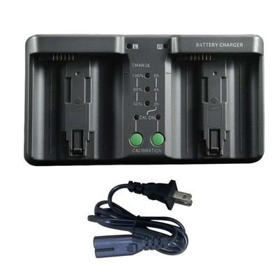 New Grey Dual Battery Charger for Nikon EN-EL18 EN-EL4A D4S D5 for Canon