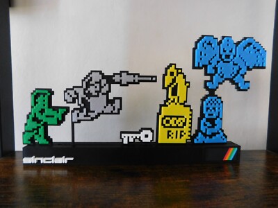 Sinclair ZX Spectrum 48k GHOSTS N GOBLINS 3D Print Display Elite Software