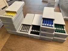 Sliding 9mm Ammo Storage Box Case - 50rd Round. Stone Color Rough Finish