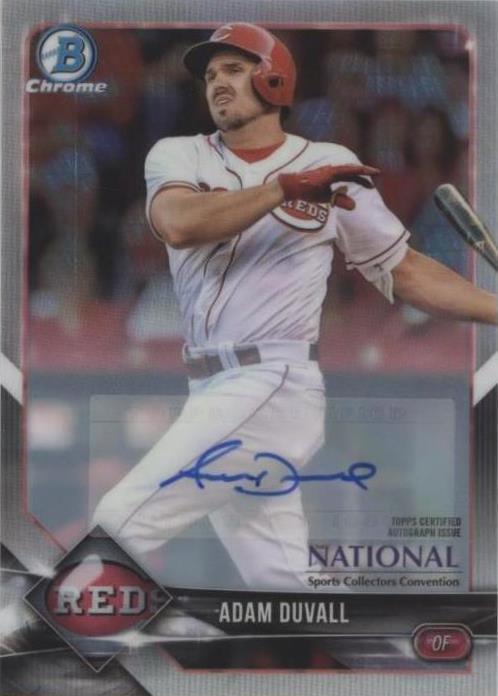 2018 Bowman Chrome National Convention - Adam Duvall #BNR-AD - 1 of 1