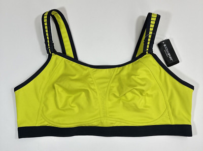NEW Soma Sport Max Support Wireless Women's 40C Active Sports Bra Neon Yellow