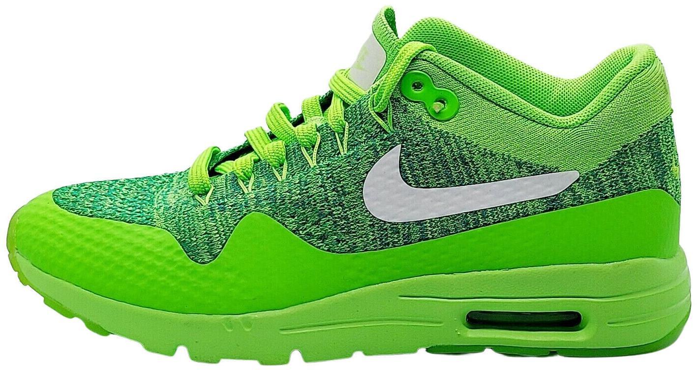 Size 7.5 - Nike Air Max 1 Ultra Flyknit Voltage Green W for sale