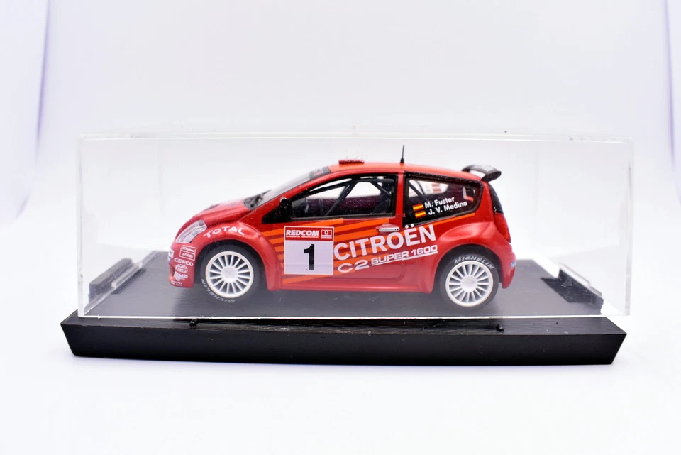 Modellino auto rally scala 1:43 Citroen C2 S 1600 diecast modellismo statico car - Immagine 2 di 4