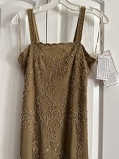 Gold Formal Beaded Dress Size 4