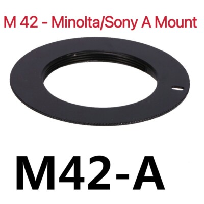 M42 to A Lens Adapter for M42 to Minolta/Sony A Mount DSLR Adapter