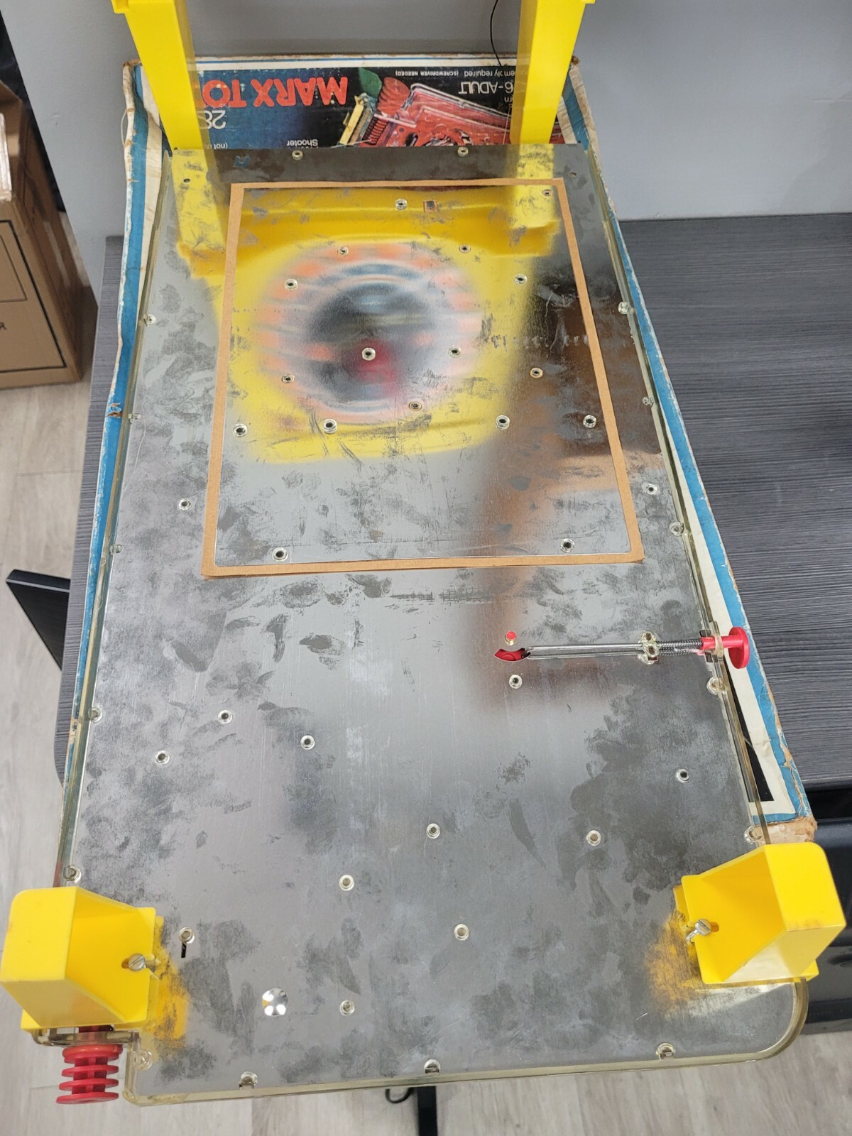 Vintage MARX Casino Pinball Game No 2857 las vegas w box bagatelle 1960's toy eBay