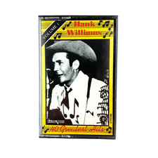 Hank Williams 40 Greatest Hits Vol. 2 Cassette C143312 Untested