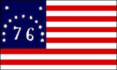Aufkleber Bennington 76 Flagge Fahne 18 x 12  cm Autoaufkleber Sticker