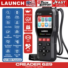 LAUNCH OBD2 Scanner ABS SRS System Diagnostic Tool Oil SAS BMS Reset Code Reader