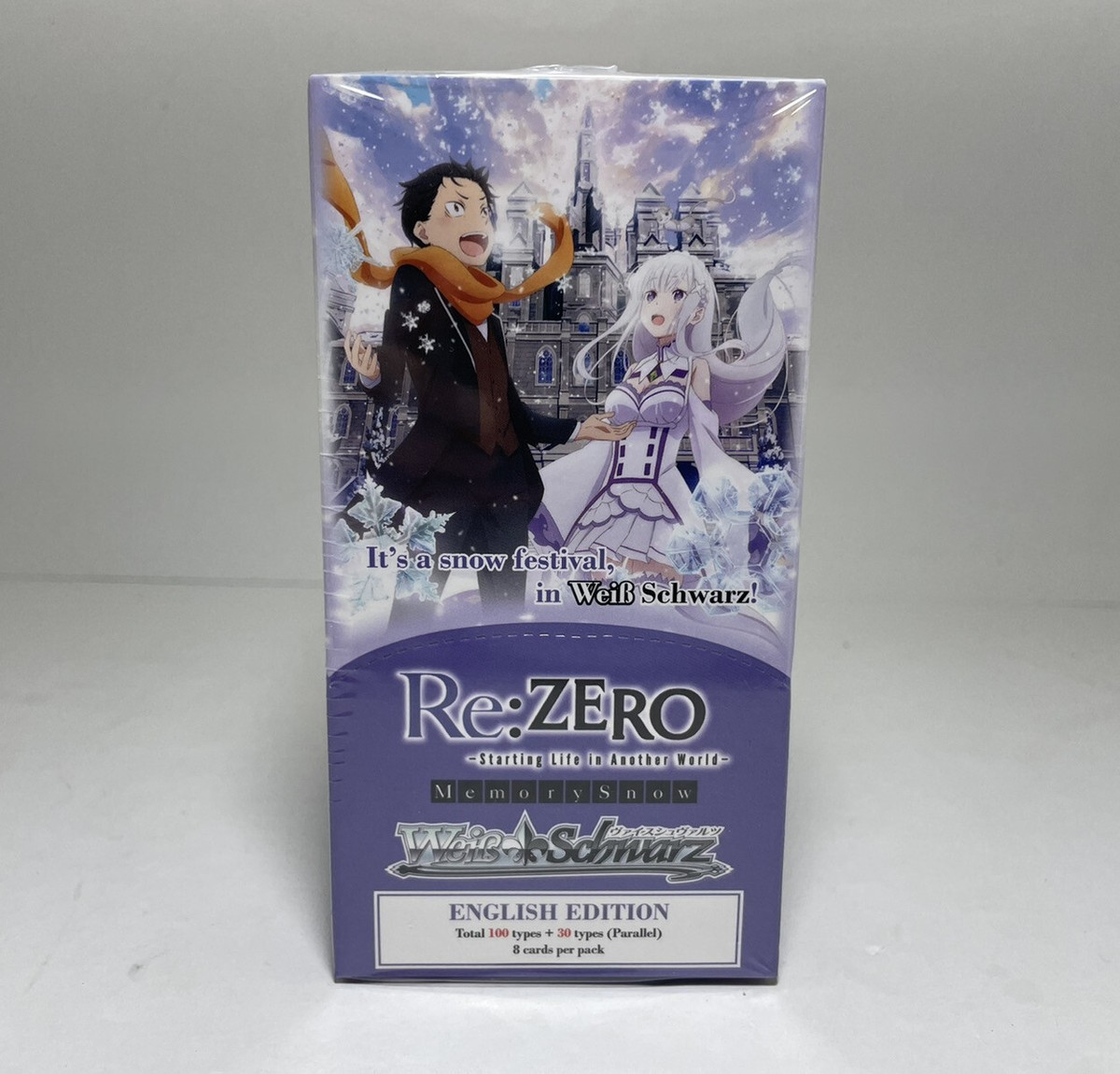 ヴァイスシュヴァルツ　Re ゼロ　リゼロ　memory snow　未開封　box ヴァイスシュヴァルツ Re ゼロ リゼロ memory snow 未開封 box