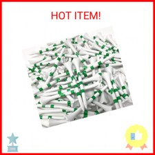 NorthPointe Four Leaf Clover/Shamrock 3    Plastic Golf Tees - 100 Tees in Bulk