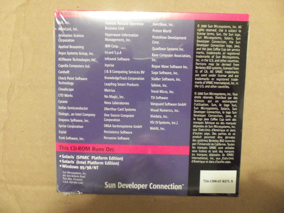 SUN SOLUTIONS CD volume 1 2000 Special Focus: Javacard & E-Commerce - Image 2 of 2