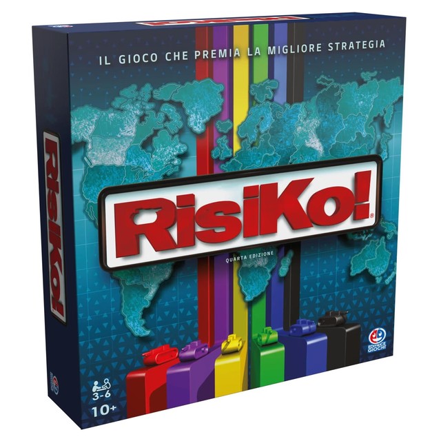 RISIKO 4 EDIZIONE GIOCO DA TAVOLA DI STRATEGIA ADULTI BAMBINI FAMIGLIA NUOVO