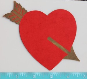 Vintage Die Cut Valentine Card - Schminkey - Lynn