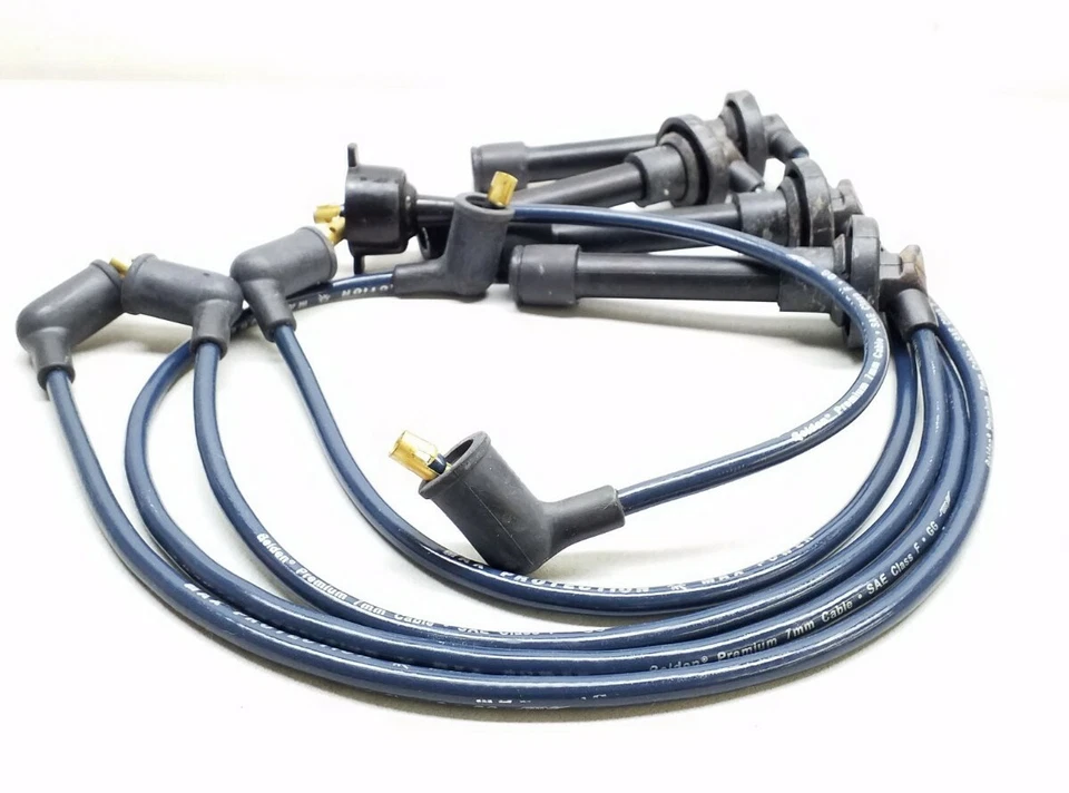 700795 Federal Mogul Power Max Spark Plug Wire Set 7mm Blue Made In USA Foto 3 de 3