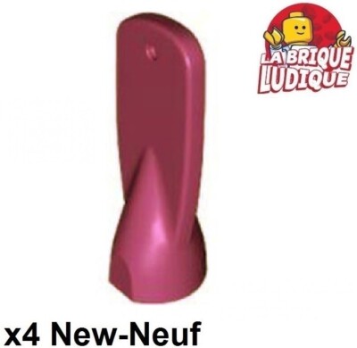 Lego 4X Minifig Utensil Oar / Paddle Kopf Pagaie Rame Kayak Boot Magenta 31990