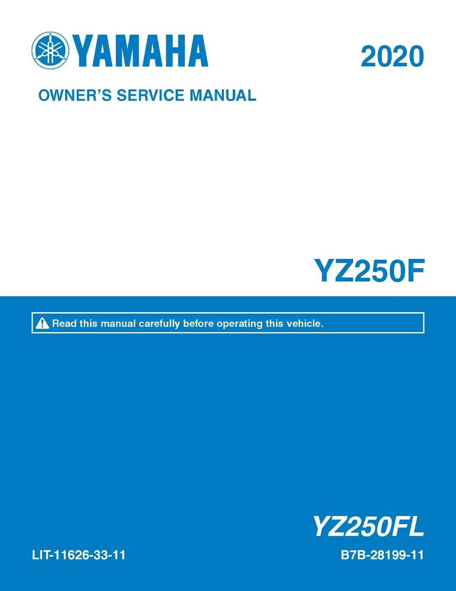 Yamaha YZ250F Motorcycle Repair Manuals & Literature for sale | eBay