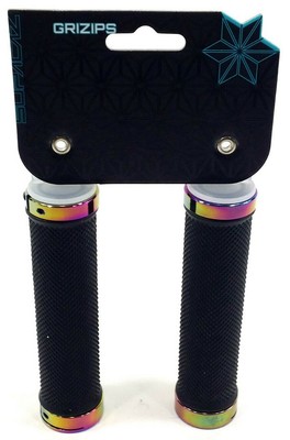 Supacaz Diamond Kush Lock-On Mountain Bike Locking Grips, Oil Slick/Jet Fuel 660902386642 | eBay