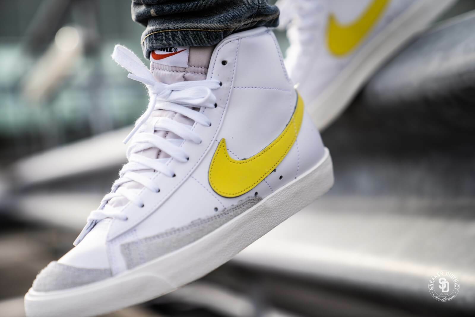 nike blazer mid yellow