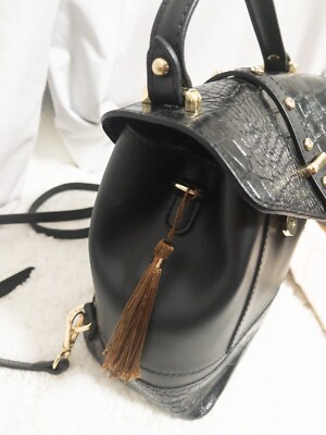 House of Harlow 1960 purse backpack -Italian leather crystal stud House of Harlow 1960 Leather Crystal Stud | Mercari main image 4