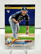 2018 Topps Series 1 Baseball Card #224 Dillon Peters RC Milwaukee Brewers