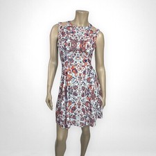 ASTR Medium Sleeveless Floral Skater Dress Summer Casual