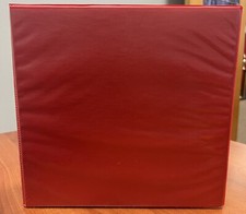 Avery 3 ring binder 3.5 in. red with clear cover - A0013