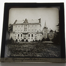Reinhardsbrunn Palace Circa 1920-1930 Glass Positive Glass Slide 8.5cm X 8.5cm