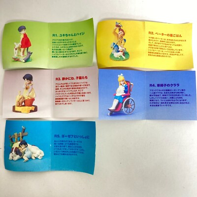 Heidi Girl of the Alps Mini Vignette Revival Figure Set of 5