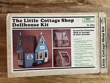 VTG 1985 Greenleaf The Little Cottage Shop DIY Dollhouse Kit #8024 NO Sealed Box