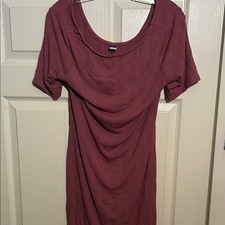Old Navy Women's Midi Dress - Burgundy