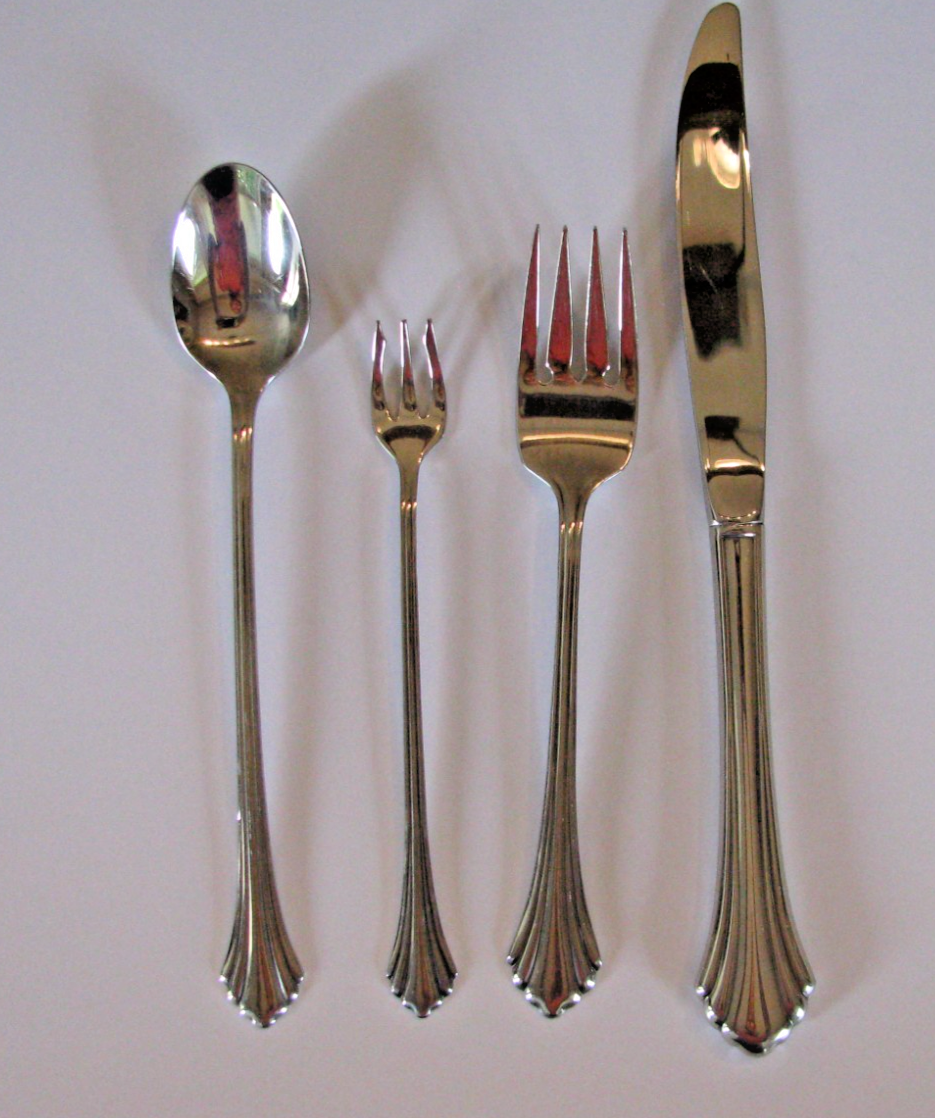 Flatware Set Oneida Rembrandt Stainless Steel - Distinction Deluxe ...