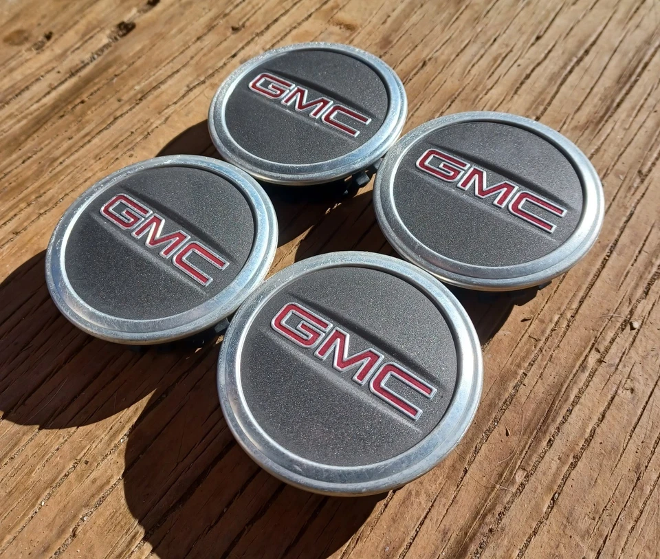Комплект из 4 центральных колпаков GMC Acadia, серый, 2010–2017 гг., номер детали 9595010 - Изображение 2 из 3