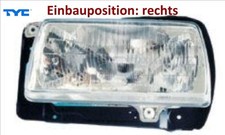 TYC 20-1734-05-2 Hauptscheinwerfer rechts Scheinwerfer Frontscheinwerfer für VW 
