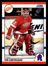 1990-91 Score - Tim Cheveldae #87 (RC)