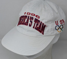Vintage 1996 Atlanta Olympics Snapback Hat Baseball Cap America's Team USA 90s