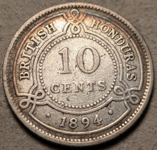 British Honduras 10 cents 1894