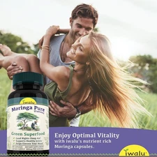 Blood Flow Supplement For Men - Enhance Circulation And Performance Moringa